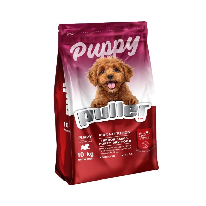 غذای خشک توله سگ نژاد کوچک پولر Puller Mini Puppy Dog وزن 10 کیلوگرم