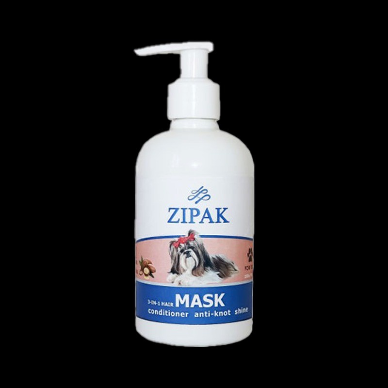 کرم ماسک مو سگ زیپاک Zipak Mask وزن 250 میلی لیتر