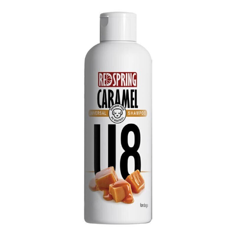 شامپو سگ U8 با عصاره کارامل رداسپرینگ Redspring Caramele Universal Shampoo U8 حجم 300 میلی لیتر