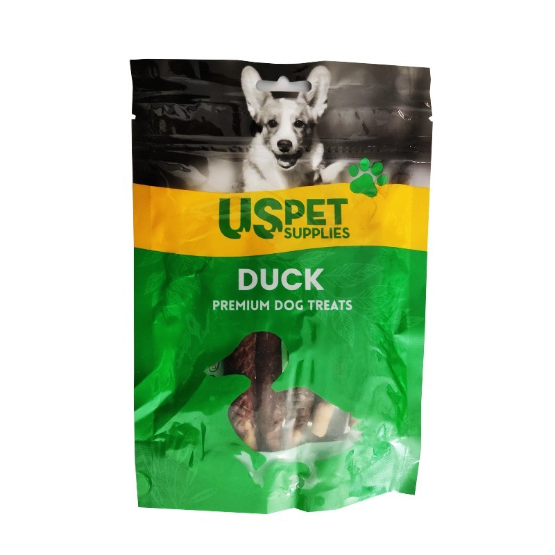 تشویقی سگ یو اس پت مدل پک گوشت اردک USPet Duck Pack بسته 6 عددی