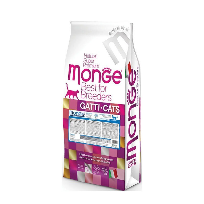 غذای خشک مناسب دستگاه ادراری گربه مونژه با طعم مرغ Monge Urinary Cat Food With Chicken وزن 10 کیلوگرم