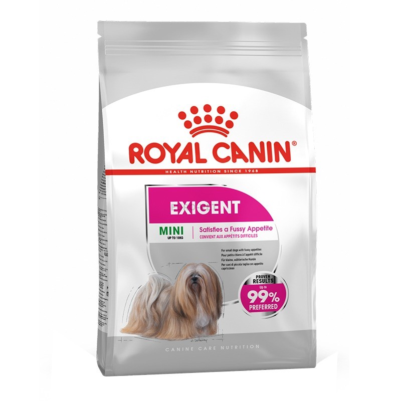 غذای خشک سگ نژاد کوچک بد غذا رویال کنین Royal Canin Mini Exigent وزن 3 کیلوگرم