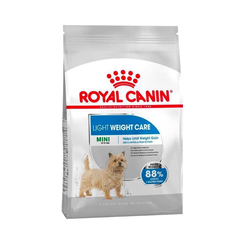 غذای خشک سگ رویال کنین Royal Canin Mini light Weight Care وزن 3 کیلوگرم