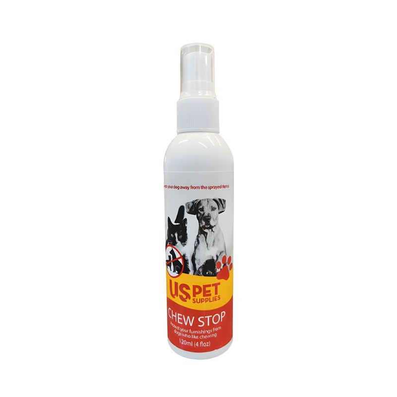 اسپری ضد جویدن سگ و گربه یو اس پت USPet Chew Stop Spray حجم 120 میلی‌لیتر