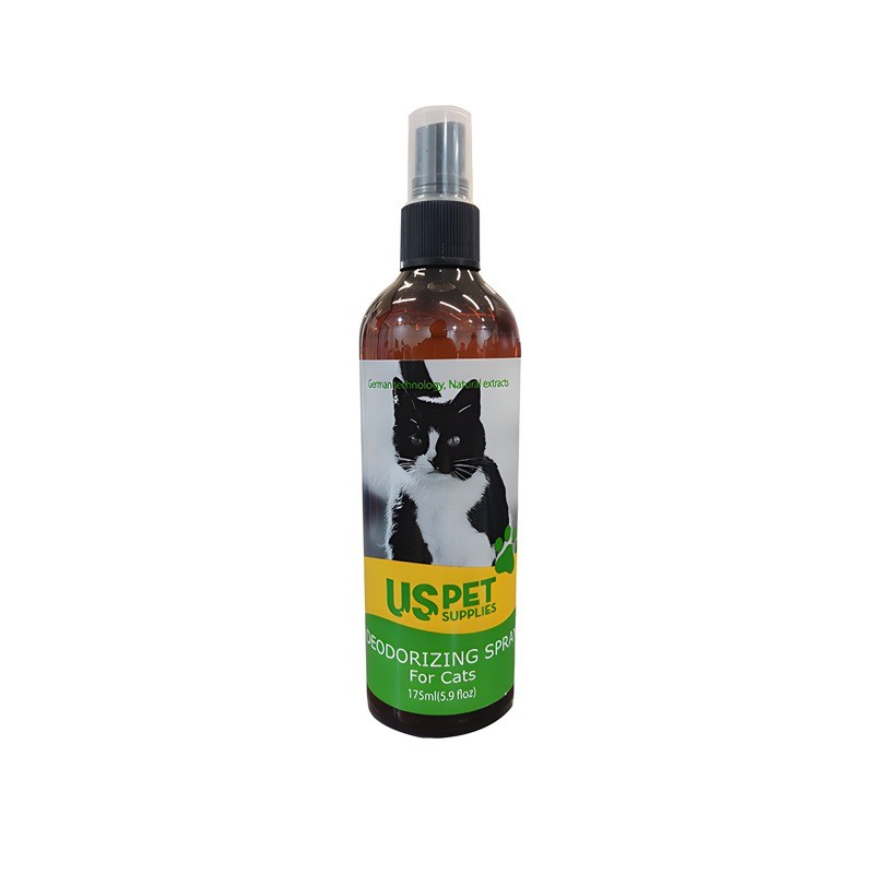 اسپری خوشبوکننده گربه یو اس پت USPet Cat Deodorizing Spray حجم 175 میلی‌لیتر