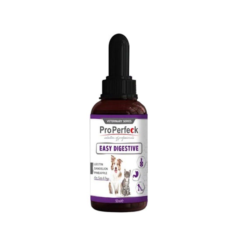قطره تقویت سیستم گوارش سگ و گربه پروپرفک ProPerfeck Easy Digestive حجم 50 میلی لیتر