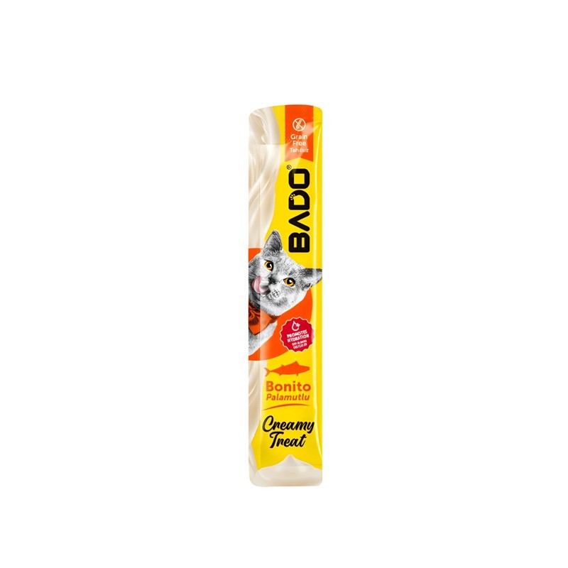 بستنی گربه بادو با طعم ماهی تن Bado Cat Creamy Treat Tuna وزن 15 گرم