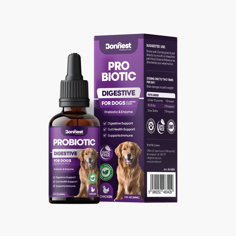 قطره پروبیوتیک سگ بونست Bonnest Dog Probiotic Drop حجم 60 میلی لیتر