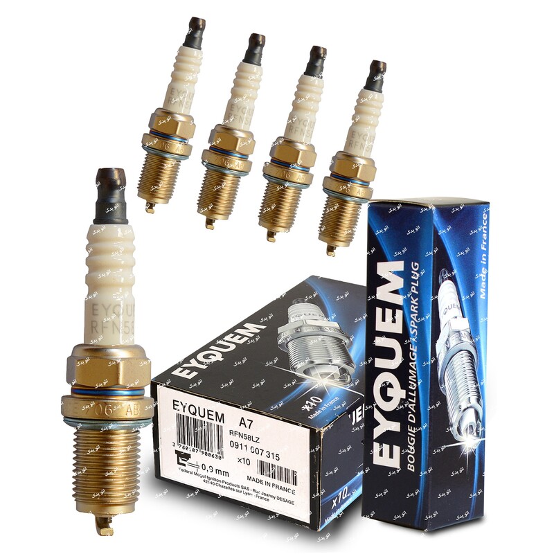 شمع موتور خودرو اکیوم EYQUEM مدل RFN58LZ مناسب پژو 206 تیپ 2 , تیپ 3 و صندوقدار V20