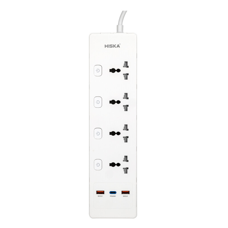 چندراهی برق و محافظ ولتاژ هیسکا مدل CH-5518EU