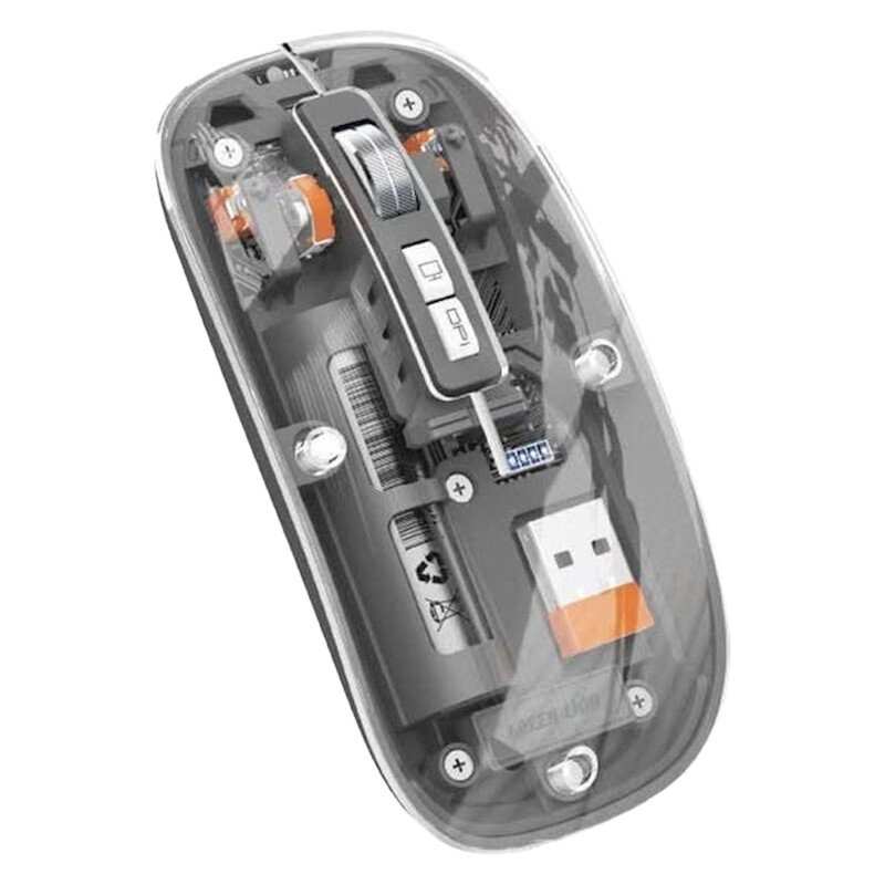 ماوس بی‌سیم گرین لاین مدل TRANSPARENT MOUSE 2