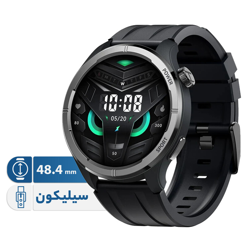 ساعت هوشمند هایلو مدل SOLAR NEO سایز 484 میلی‌متر