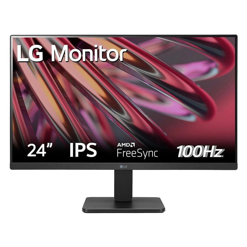 مانیتور 23.8 اینچ ال جی مدل 24MR400 B با وضوح full hd پنل ips و نرخ بهروزرسانی 100 هرتز