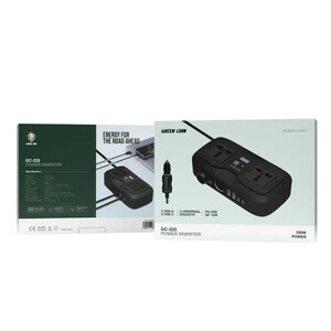 اینورتر 200 وات گرین لاین مدل Green Lion GC-233 Power Inverter