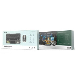کیبورد و ماوس بی سیم گرین لاین مدل Transparent Duo
