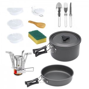 ظروف کمپینگ Green Lion 10 IN 1 Camping Cookware