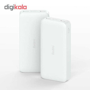 پاوربانک شیائومی مدل Redmi PB200LZM ظرفیت 20000 میلی آمپرساعت به همراه شارژر دیواری سامسونگ و کابل تبدیل