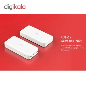 پاوربانک شیائومی مدل Redmi PB200LZM ظرفیت 20000 میلی آمپر ساعت