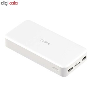 پاوربانک شیائومی مدل Redmi PB200LZM ظرفیت 20000 میلی آمپر ساعت