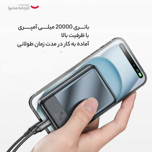 پاور بانک 20 وات مک دودو مدل MC-502 ظرفیت 20000 میلی آمپر ساعت