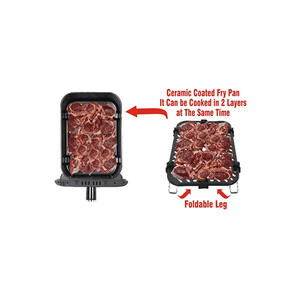 سرخ کن بدون روغن گوسونیک مدل دو المنته GAF-859