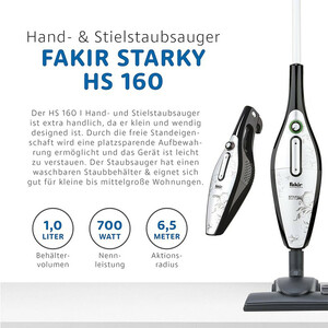 جاروبرقی 800 وات فکر مدل STARKY OKO
