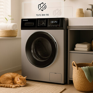 ماشین لباسشویی 7 اتوماتیک ایکس ویژن مدل TG72-BW/BS