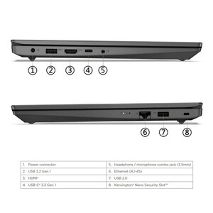 لپ تاپ 15.6 اینچی لنوو مدل V15 G4 IRU-i3 1315U-8GB DDR4 3200MHz-512GB SSD-TN