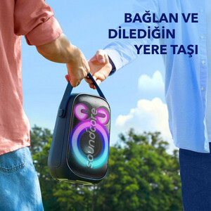 اسپیکر بلوتوثی قابل حمل انکر مدل Sound core Rave Neo 2 A33A1