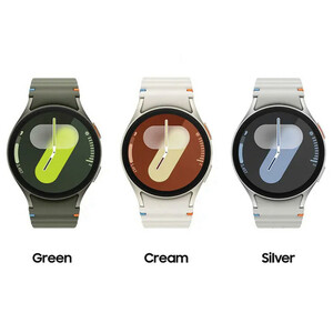 ساعت هوشمند سامسونگ مدل Galaxy Watch 7 44mm دارای قابلیت های کنترل موسیقی (Music Player) بند پلاستیک