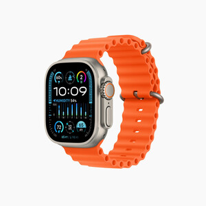 ساعت هوشمند اپل مدل Ultra 2 Titanium Case Ocean Band 49mm