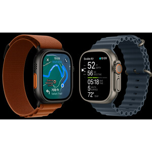 ساعت هوشمند 49 میلی متری اپل مدل Ultra 3 Natural Titanium Case با بند Ocean