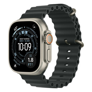 ساعت هوشمند 49 میلی متری اپل مدل Ultra 3 Black Titanium Case با بند Ocean