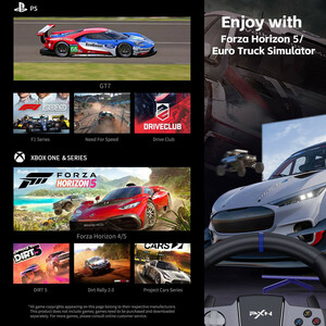 گجت دسته فرمان بازی پی ایکس ان مدل V9 Gen2