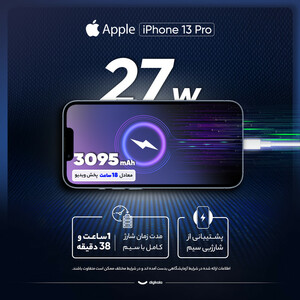 گوشی موبایل اپل مدل iPhone 13 Pro CH دو سیم‌ کارت ظرفیت 512 گیگابایت و 6 گیگابایت رم - نات اکتیو