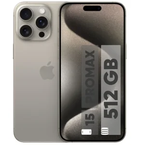گوشی موبایل اپل مدل iphone 15 Promax Zaa  ظرفیت 512 گیگابایت و رم 8 گیگابایت ( کارکرده با کد رجیستری )