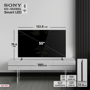 تلویزیون 55 اینچ ال ای دی هوشمند سونی مدل KD-55X85L