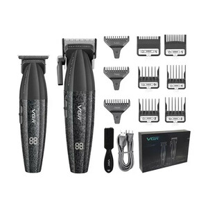 ست ماشین اصلاح موی سر و صورت وی جی ار مدل V-640 بسته 2 عددی