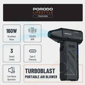 دستگاه دمنده و مکنده شارژی پرودو مدل توربو بلاست