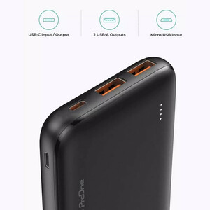 پاوربانک 22.5 وات پرووان مدل PPB5115 ظرفیت 10000 میلی آمپرساعت