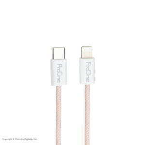 شارژر دیواری 20 وات پرووان مدل PWC540 به همراه کابل تبدیل لایتنینگ