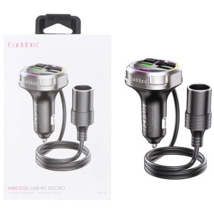 شارژر فندکی و اف ام پلیر بلوتوثی 30 وات ارلدام ET-M113