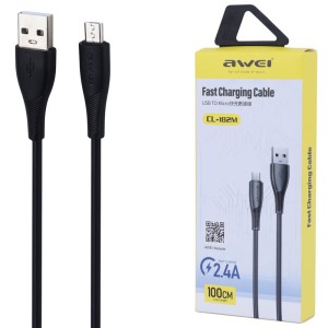 کابل میکرو یو اس بی فست شارژ 2.4 آمپر اوی CL-182M طول 1 متر