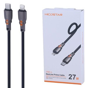 کابل تایپ سی به لایتنینگ فست شارژ 27 وات هایکو استار 170C-L طول 1 متر