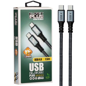 کابل دو سر تایپ سی کی نت پلاس KP-B12 طول 1.5 متر