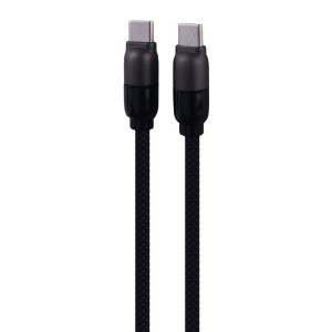 کابل دو سر تایپ سی فست شارژ 60 وات هیسکا LX-901CC طول 1 متر