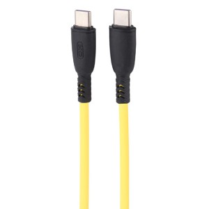 کابل کوتاه دو سر تایپ سی فست شارژ 60 وات ایکس او XO-NB-Q248B طول 25 سانتی متر