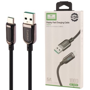 کابل تایپ سی فست شارژ 5 آمپر ارلدام EC-147C طول 1 متر