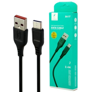 کابل تایپ سی فست شارژ 2.4 آمپر اسکای دلفین S61T طول 1 متر