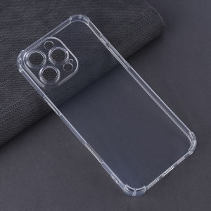 قاب ژله ای ضربه گیر بی رنگ آیفون iPhone 16 Pro Max محافظ لنزدار